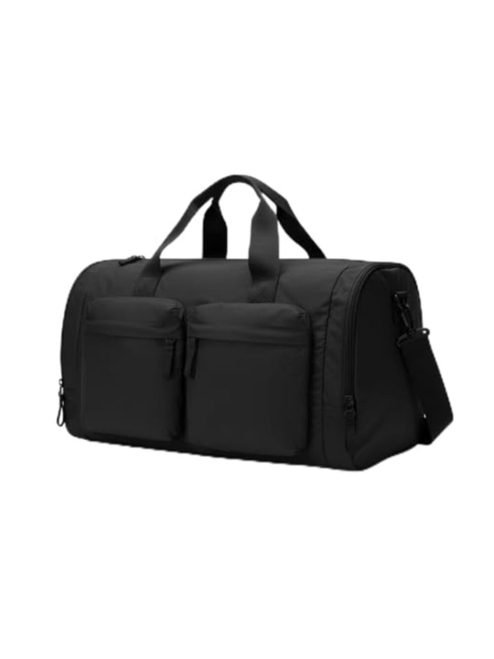 32L Foldable Travel Duffel Bag Weekender Gym Bag with Shoe Compartment